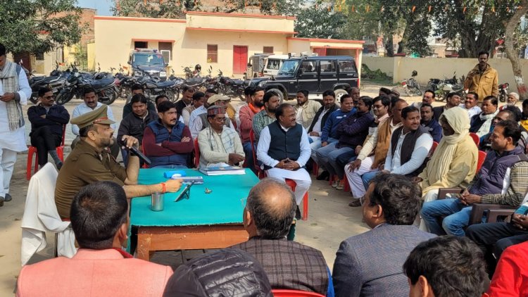 गौकशी और शराब की तस्करी करने वाले की खैर नहीं -नवागत थानाध्यक्ष ने पढ़ाया कानून का पाठ