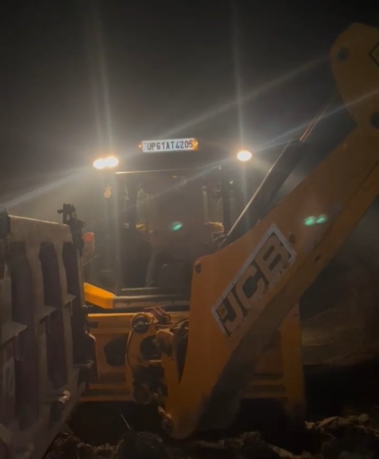 मरदह क्षेत्र में जेसीबी से अवैध मिट्टी खनन का विडियो वायरल, एसडीएम ने दिया कार्यवाई का आदेश