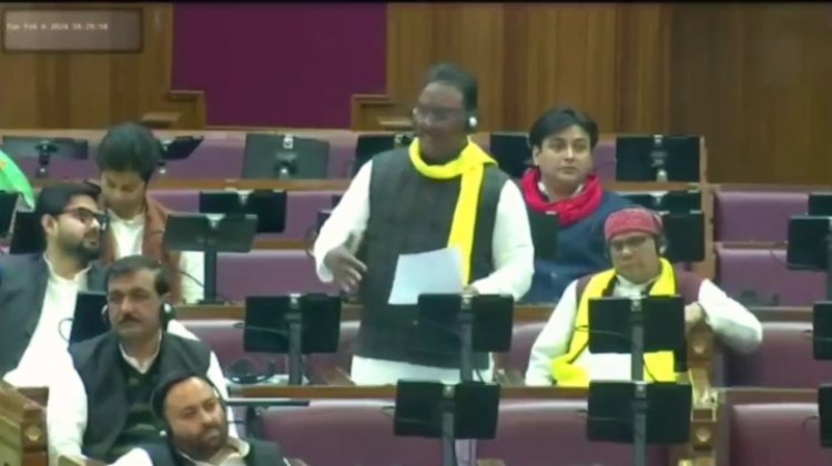 सरकार की सराहना करते हुए सदन में विधायक बेदी राम ने रखा  जखनियां के विकास की मांग