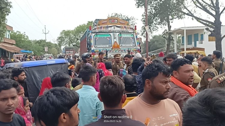 तेज रफ्तार अनियंत्रित ट्रैक्टर की चपेट में आने से किशोर की मौत