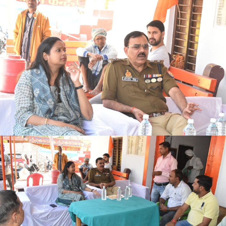 सुरक्षा व्यव्स्था का जायजा लेने महाहार धाम पहुंचें डीएम एसपी