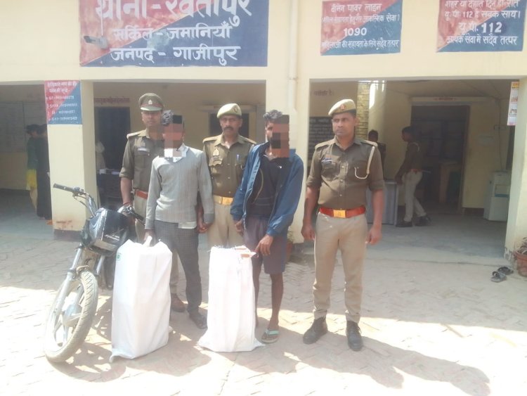 अवैध देशी शराब के साथ दो गिरफ्तार