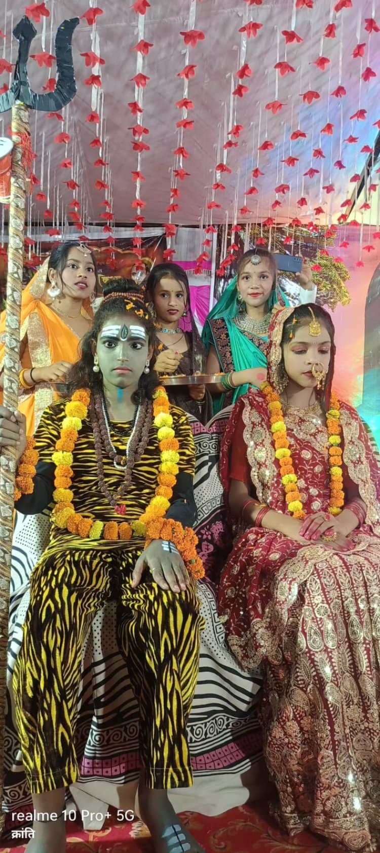  शारदीय नवरात्र के पहले दिन संगीतमय श्री रामकथा का आयोजन