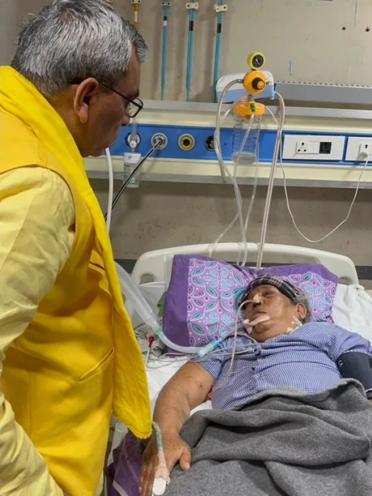 सुभासपा अध्यक्ष ओमप्रकाश राजभर को मातृ शोक