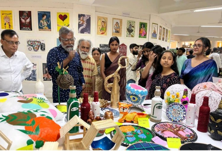 NIU Hosts Two Days Annual Art Exhibition 2024 'ABHIVYAKTI'