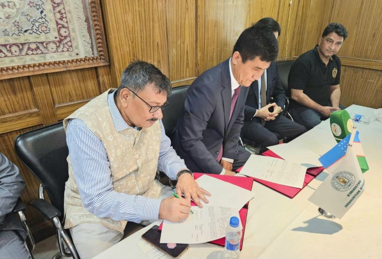 Union of Journalists from Uzbekistan Signs MOU with Press Club of India