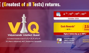विद्यामंदिर इंटलेक्ट क्वेस्ट की घोषणा, अक्टूबर में होगा टेस्ट, ढाई करोड़ तक इनाम पाने का मौका