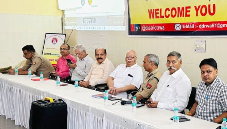 शहर की सुरक्षा, साइबर क्राइम , ट्रैफिक और फायर की समस्या पर हुई विस्तृत चर्चा
