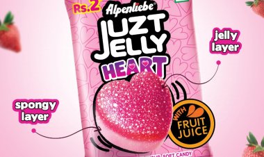अल्पेनलीबे जुज़्ट जेली ने भारत की पहली दिल के आकार की डबल लेयर वाली जेली की लॉन्‍च