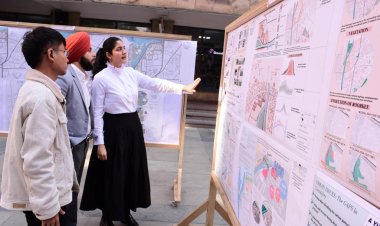 एमिटी विश्वविद्यालय में स्नातक शहरी डिजाइन परियोजना और प्रदर्शनी का आयोजन