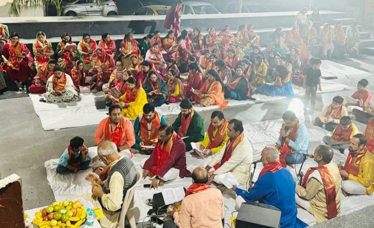 एसोटेक विंडसर कोर्ट में हुआ सुंदरकांड पाठ व भंडारे का आयोजन