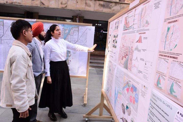 एमिटी विश्वविद्यालय में स्नातक शहरी डिजाइन परियोजना और प्रदर्शनी का आयोजन