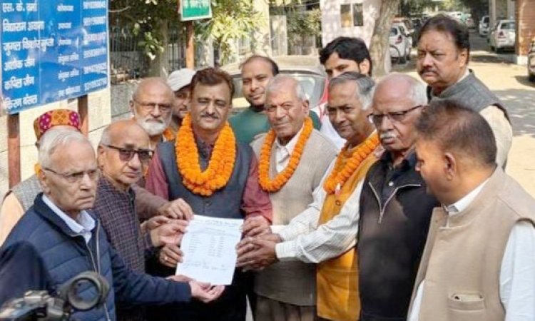 निर्विरोध चुनी गई आरडब्ल्यूए सेक्टर 27 की टीम, राजीव गर्ग फिर बने अध्यक्ष