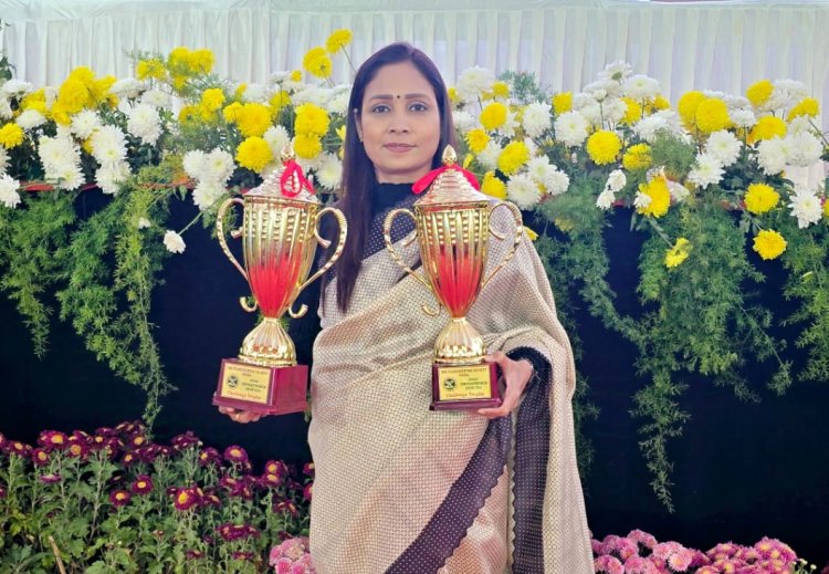 रश्मि कुमारी की सफलता: नोएडा के क्राइसेंथमम शो में जीते पुरस्कार