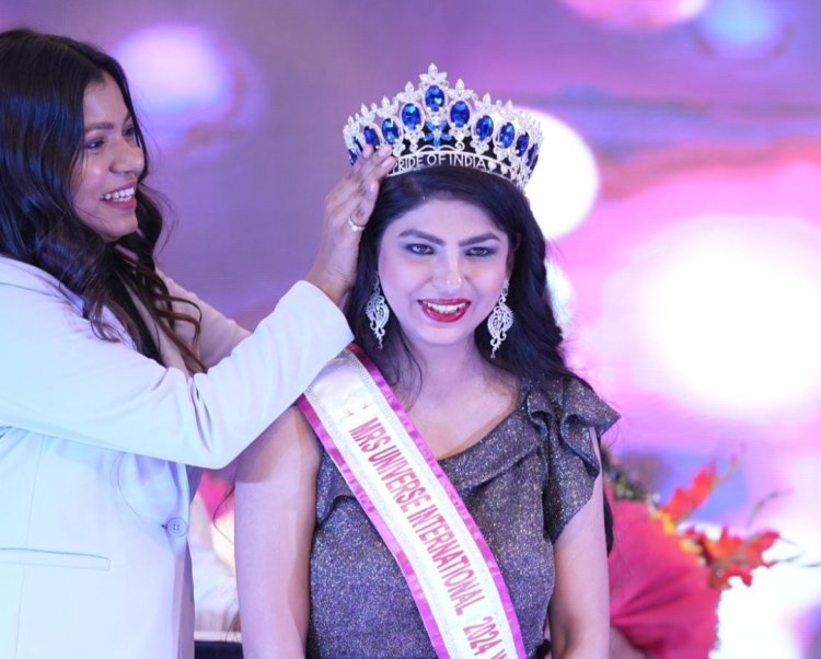 निधि भारद्वाज को मिला मिसेज यूनिवर्स इंटरनेशनल 2024 का खिताब
