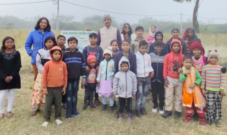 अंडर प्रिविलेज बच्चों के साथ भारत जागरूक नागरिक संगठन पिकनिक मना कर 2024 को विदाई दी