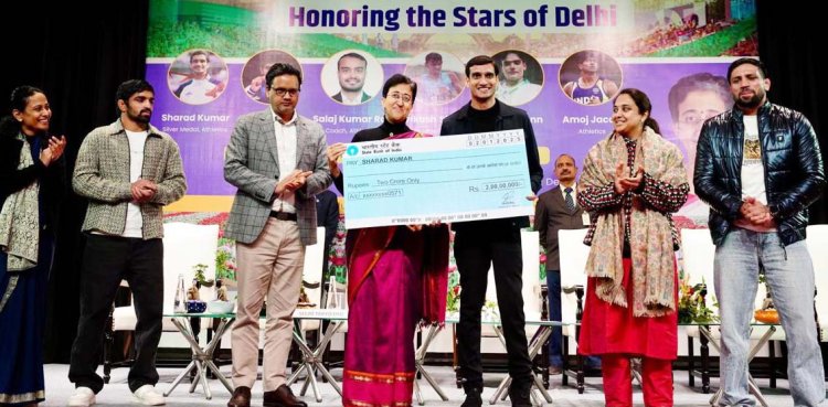 ओलंपिक और पैरालंपिक में देश का मान बढ़ाने वाले दिल्ली के 5 खिलाड़ियों व एक कोच का 'आप' सरकार ने किया सम्मान