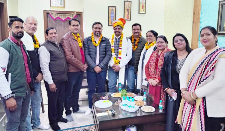 भाजपा पंडित दीनदयाल उपाध्याय मंडल के नवनिर्वाचित अध्यक्ष शशिधर का हुआ स्वागत समारोह