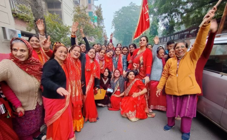 प्रतिष्ठा द्वादशी पर नोएडा में भव्य राम दरबार झांकी, बच्चों ने लिया रामायण संवाद प्रतियोगिता में हिस्सा