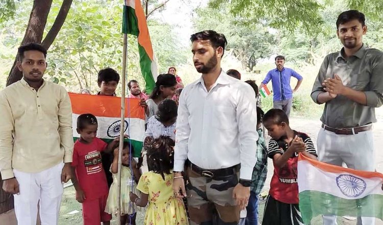 जीवन अर्पण की पाठशाला पर मनाया गया 76वा गणतंत्र दिवस