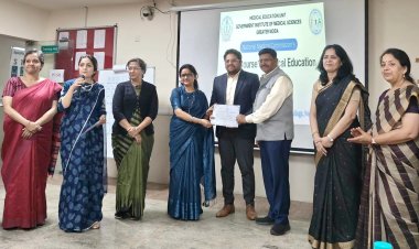 Valedictory of Basic Course in Medical  Education at GIMS, Greater Noida on 21st Feb, 2025