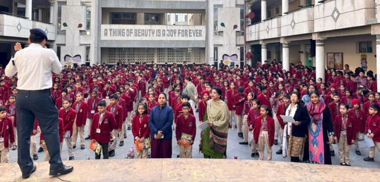 यातायात नियमों का पालन करे जीवन संरक्षण पर आयोजित हुई कार्यशाला