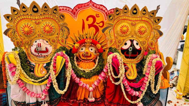 जगन्नाथ मंदिर में धूमधाम से मनाया गया भगवान जगन्नाथ का जन्मदिन