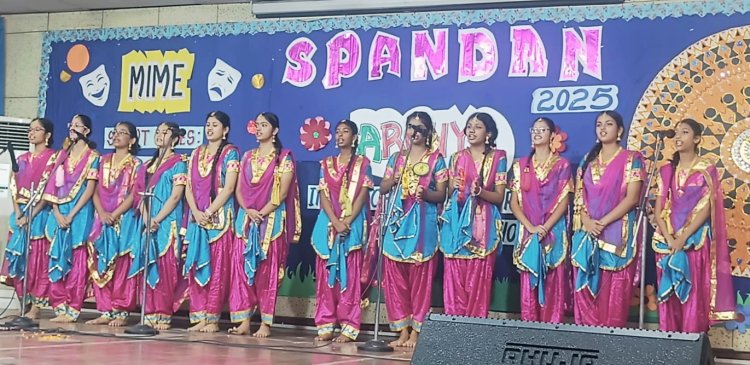 विश्व भारती पब्लिक स्कूल में स्पंदन के अंतर्गत विविध प्रतियोगिताओं का हुआ आयोजन