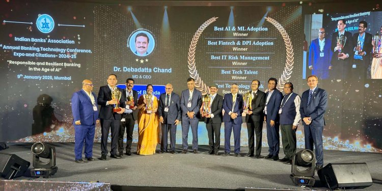Bank of Baroda Receives Five Awards at IBA’s 21st Annual Banking Technology Awards 2025