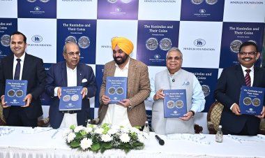 Punjab CM Bhagwant Mann Unveils Hinduja Foundation’s New Book on Ancient Kuninda Coinage