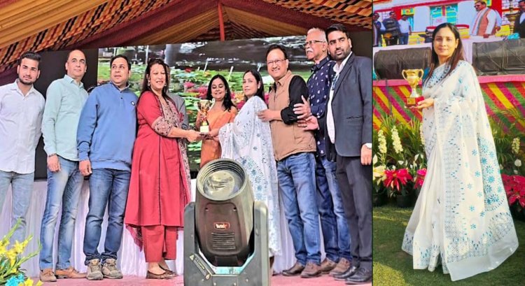 Grand Ajnara Heritage Wins First Prize at Noida Flower Show 2026 in Society Garden Category