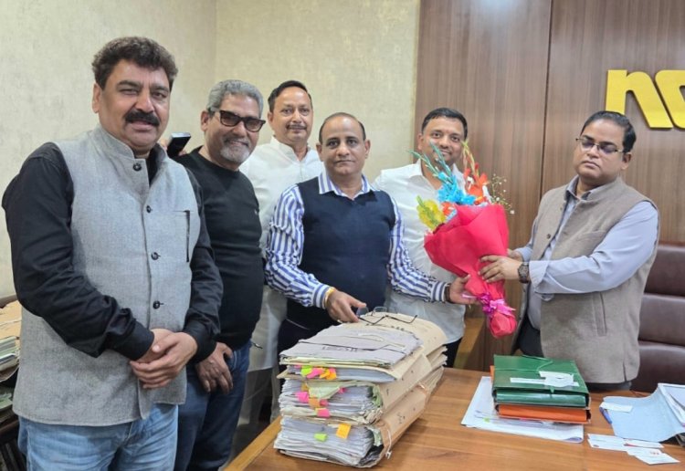 एन.पी.डी.ए ने नोएडा सीईओ के समक्ष रखी समस्याए