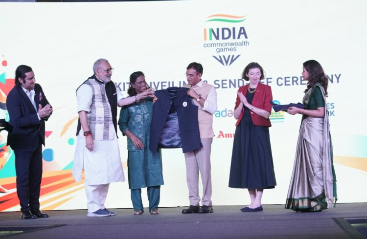 India's Commonwealth Games 2026 Contingent Given Grand Send-Off; Official Kit Unveiled Ahead of Glasgow Campaign